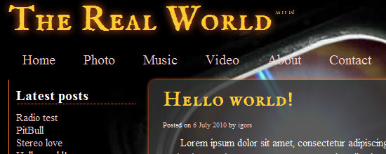 New website project